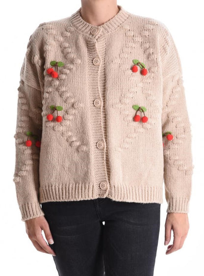 Cardigan ciliegie Lavinia