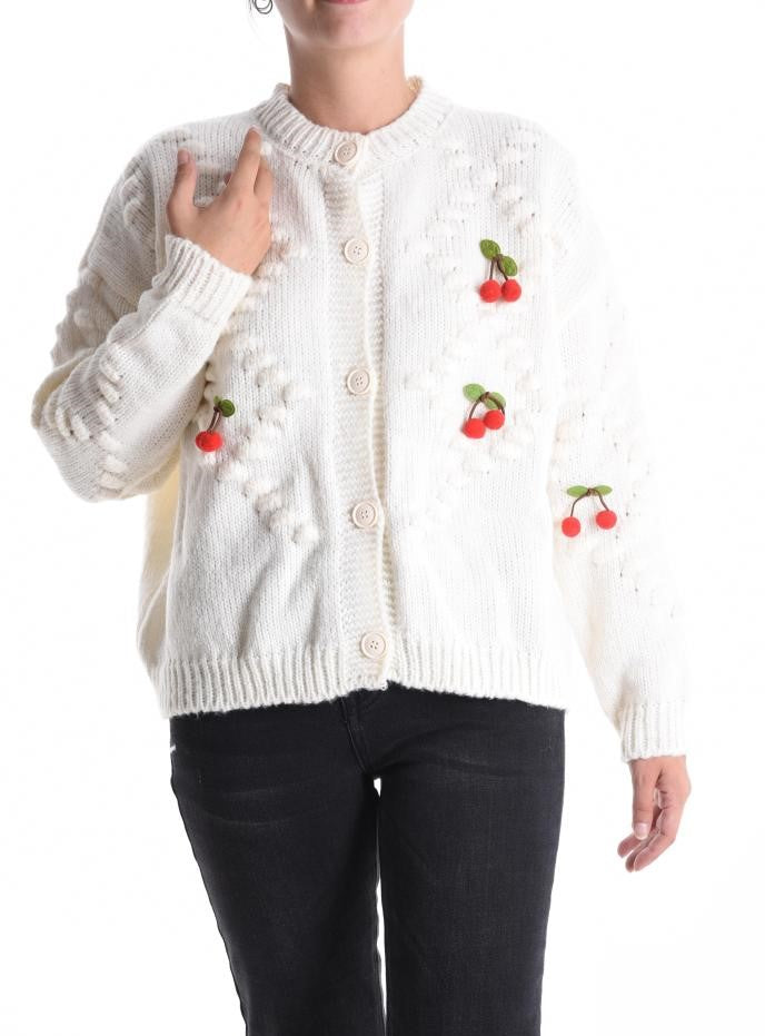 Cardigan ciliegie Lavinia