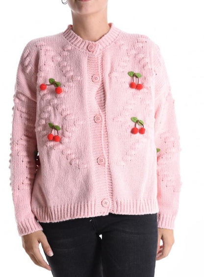 Cardigan ciliegie Lavinia